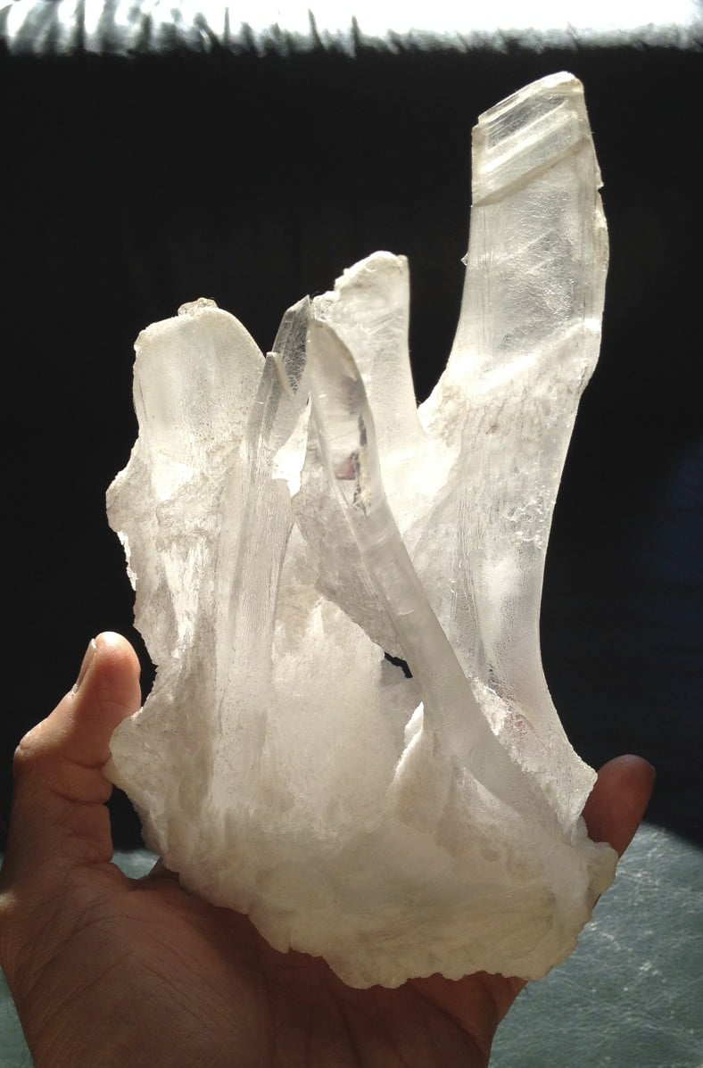 unique Selenite cluster - representing our reach for the Eternal 
