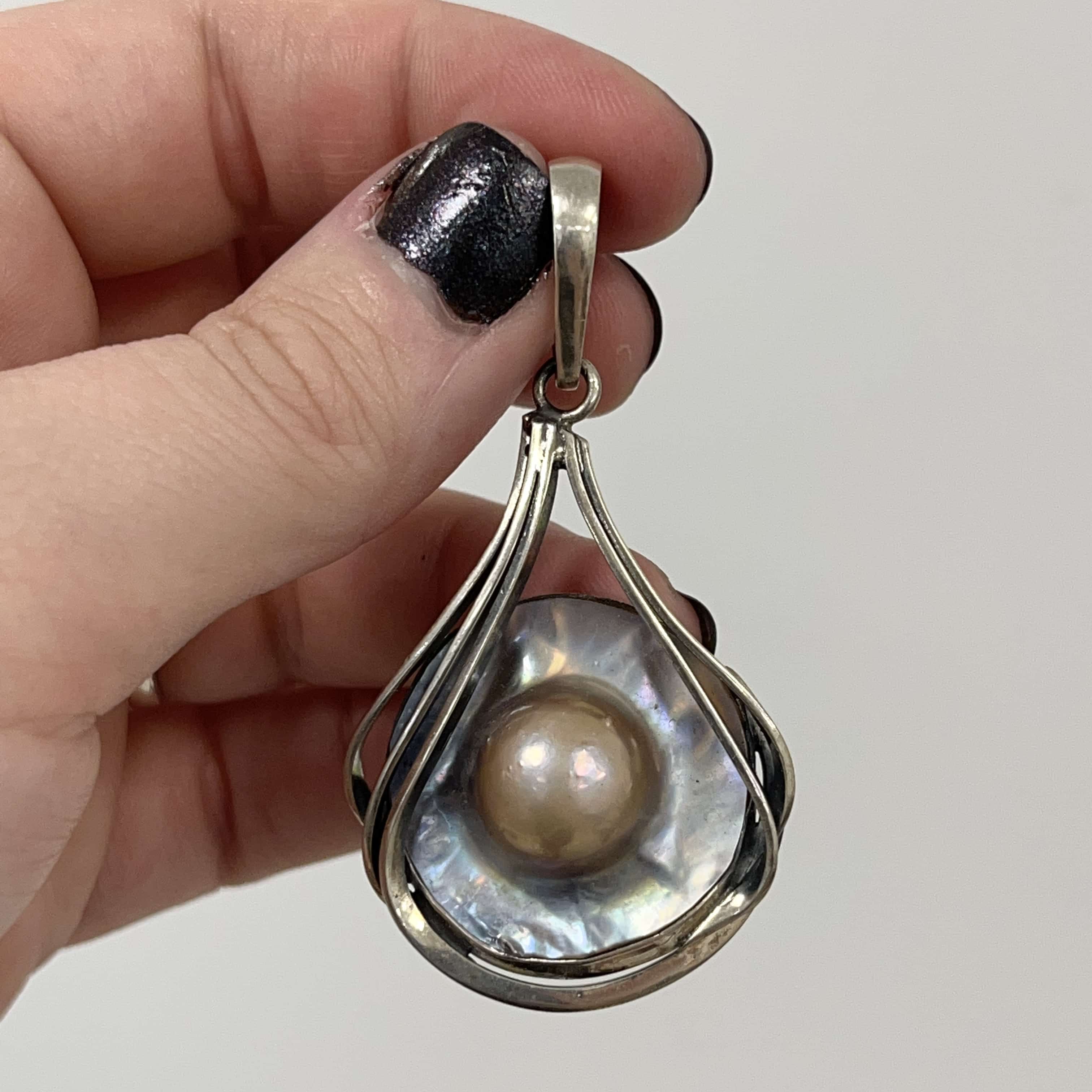 SOLD) Baha Mabe Pearl 156 - Silverwaves Jewelry