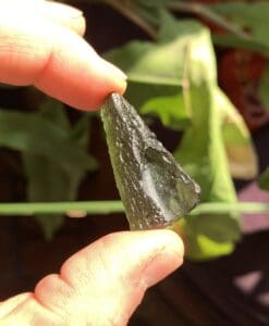 Moldavite (rough) 'bubble shark' (5.84gr)