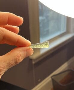 Moldavite (rough) - flat drop (1.11gr) - healing crystal